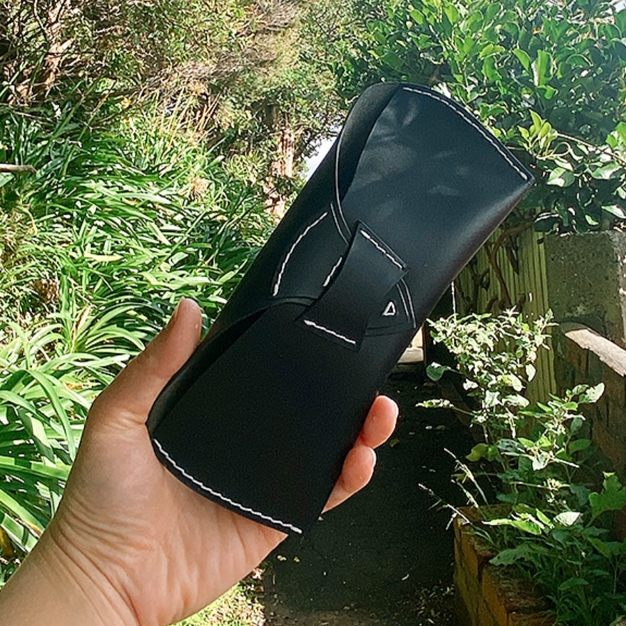 Handcrafted Leather Glasses Case