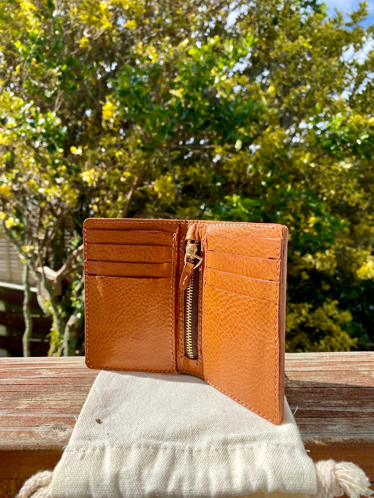 Bifold Wallet with Zip Coin Pocket
