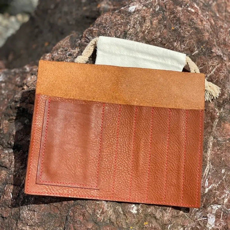Customisable Leather Artist Tool Roll
