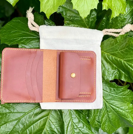 Luxurious 5-Card Slot Wallet with Coin Pocket