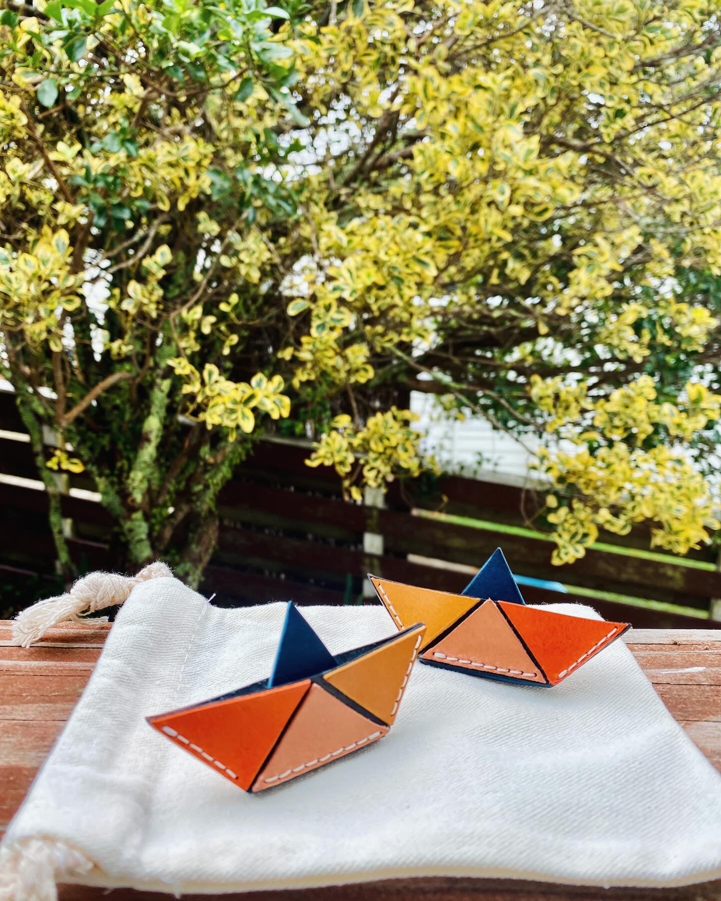 Sailing Dreams Leather Brooch