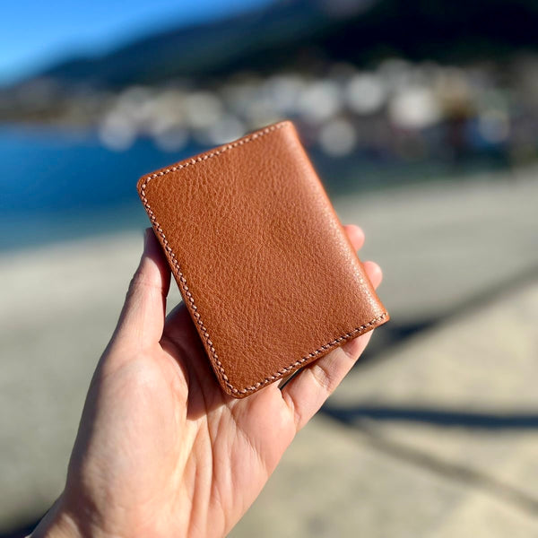 Italian Leather Handcrafted Bi-Fold Cardholder | Wallet