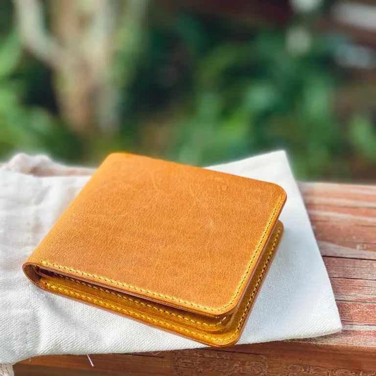 Designed Handcrafted Leather Bifold Wallet