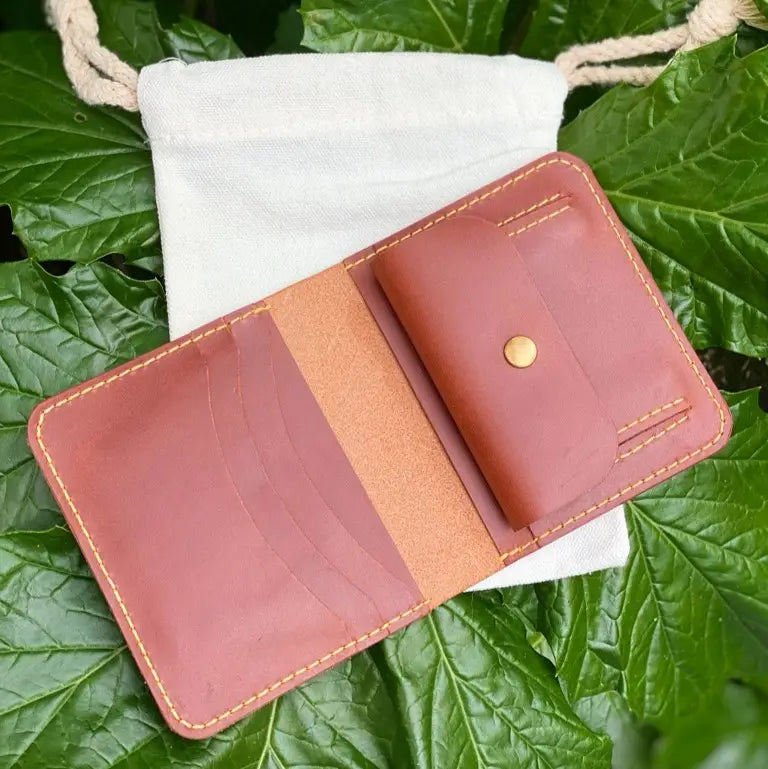 Luxurious 5-Card Slot Wallet with Coin Pocket