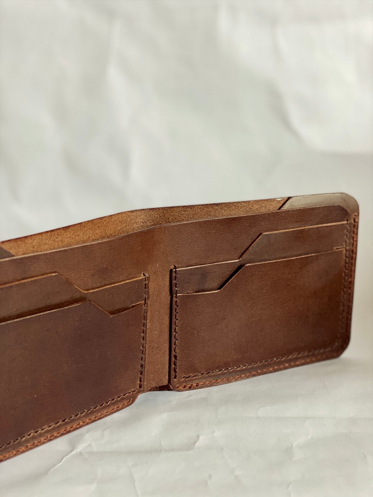 Designed Handcrafted Leather Bifold Wallet