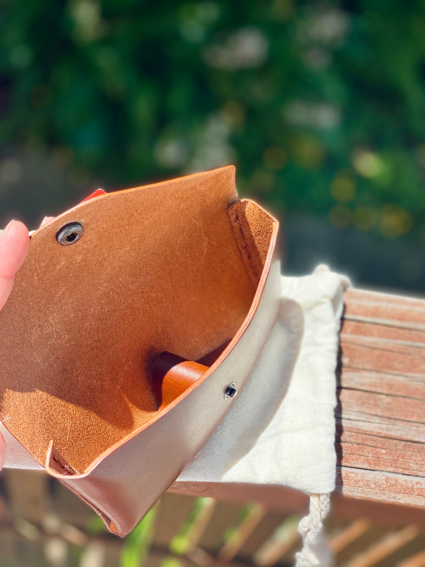 Handcrafted Leather Glasses Case