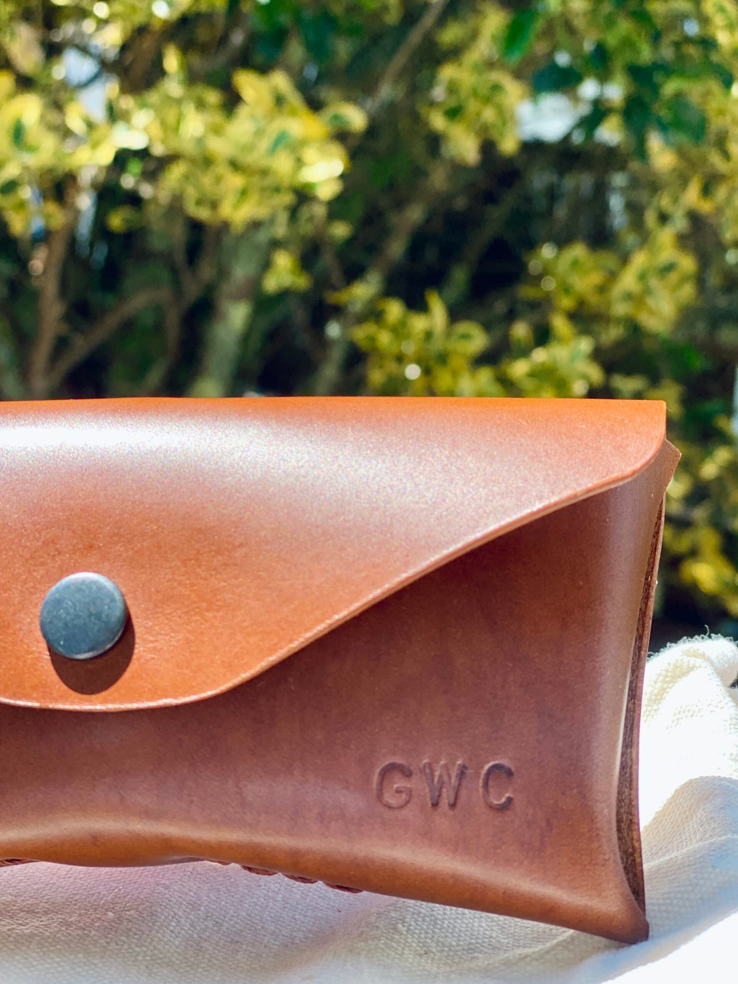Handcrafted Leather Glasses Case