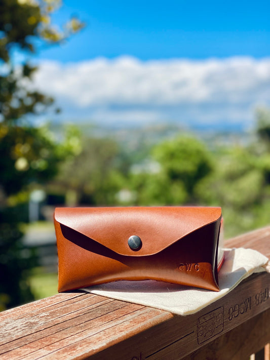 Handcrafted Leather Glasses Case