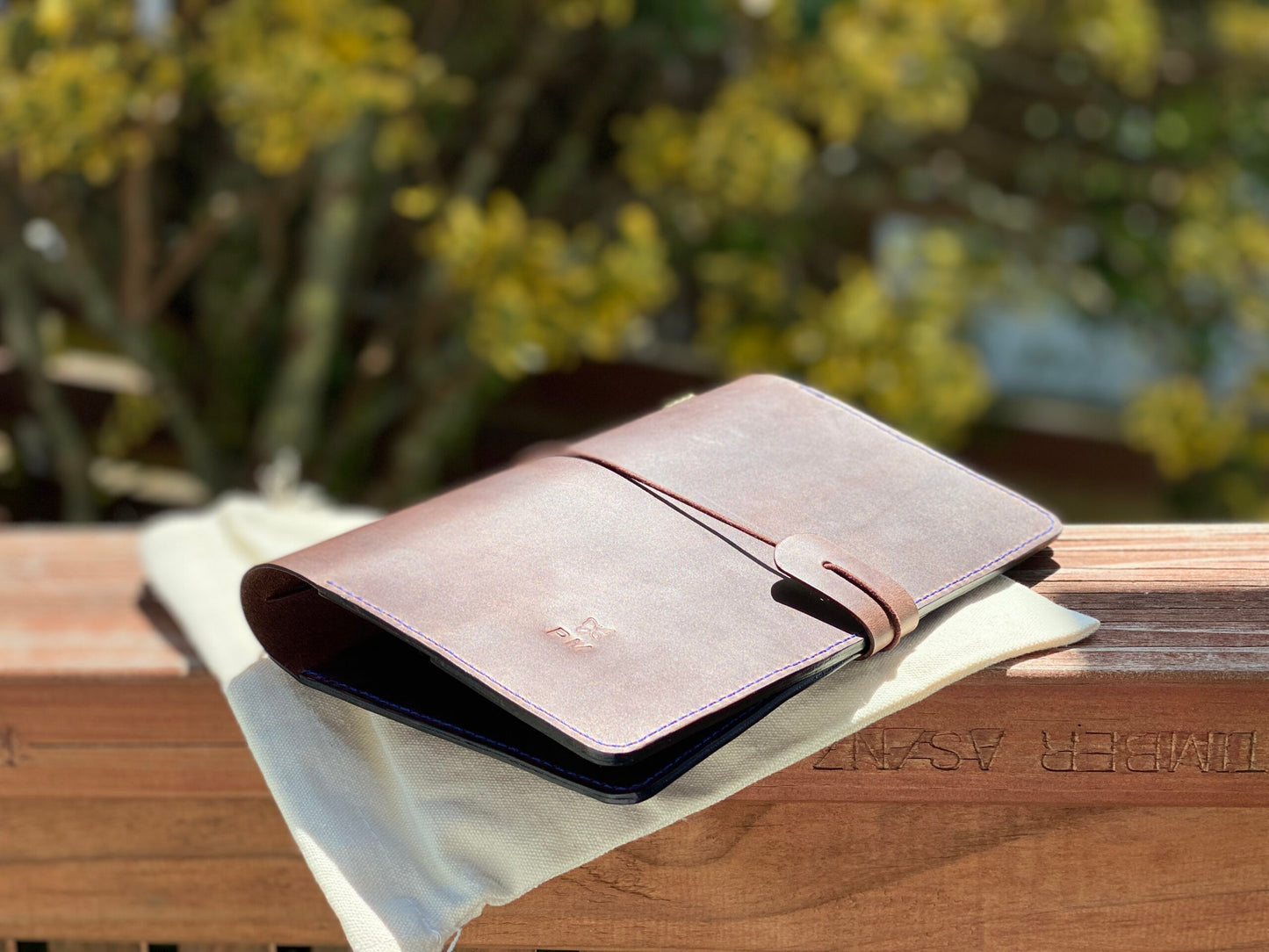 Personalised A5 Leather Journal Cover