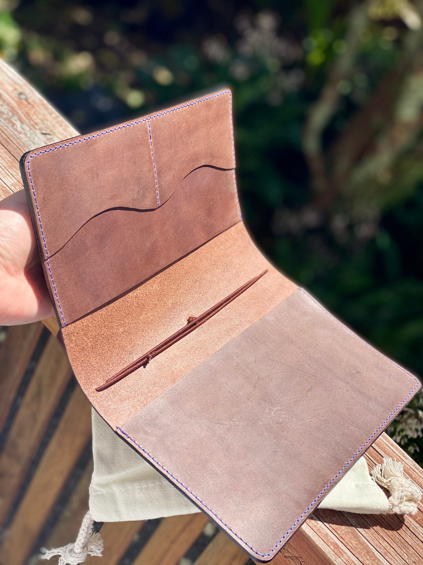 Personalised A5 Leather Journal Cover